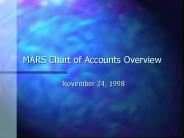 MARS Chart of Accounts Overview