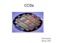 CCDs PowerPoint PPT Presentation