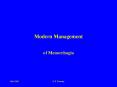Modern Management PowerPoint PPT Presentation