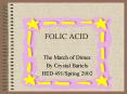 FOLIC ACID PowerPoint PPT Presentation