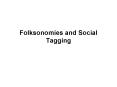 Folksonomies and Social Tagging PowerPoint PPT Presentation