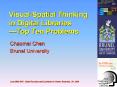 Visual-Spatial Thinking in Digital Libraries  PowerPoint PPT Presentation