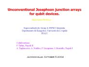 Unconventional%20Josephson%20junction%20arrays%20for%20qubit%20devices.