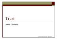 Trust PowerPoint PPT Presentation