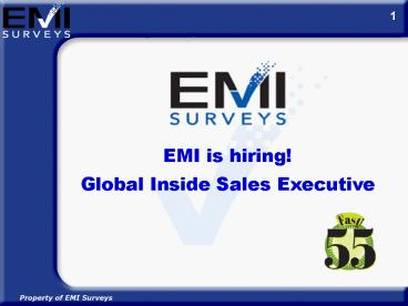 EMI is hiring