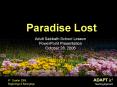 Paradise Lost PowerPoint PPT Presentation