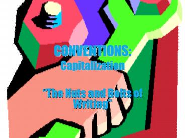 CONVENTIONS: Capitalization