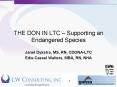 THE DON IN LTC Supporting an Endangered Species PowerPoint PPT Presentation