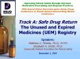 Track A: Safe Drug Return The Unused and Expired Medicines UEM Registry PowerPoint PPT Presentation