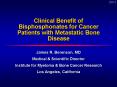 Clinical Benefit of Bisphosphonates for Cancer Patients with Metastatic Bone Disease PowerPoint PPT Presentation
