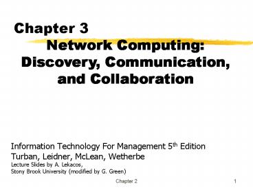 Information Technology For Management 5th Edition