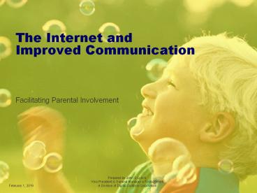 Internet Facilitates Parental Involvement in K-12 Schools