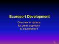 Ecoresort Development PowerPoint PPT Presentation