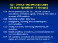 G2 OPERATING PROCEDURES 6 Exam Questions 6 Groups PowerPoint PPT Presentation