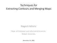 Techniques for Extracting Contours and Merging Maps