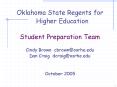 Oklahoma State Regents for Higher Education PowerPoint PPT Presentation