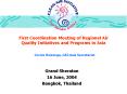 First Coordination Meeting of Regional Air Quality Initiatives and Programs in Asia PowerPoint PPT Presentation