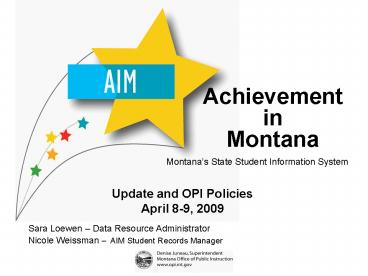 Update and OPI Policies