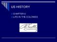 US HISTORY PowerPoint PPT Presentation