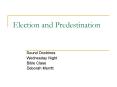Election and Predestination PowerPoint PPT Presentation