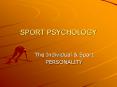 SPORT PSYCHOLOGY PowerPoint PPT Presentation