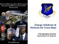 Energy Initiatives at McGuire Air Force Base PowerPoint PPT Presentation