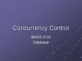 Concurrency Control PowerPoint PPT Presentation