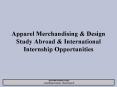 Apparel Merchandising PowerPoint PPT Presentation