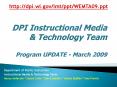 DPI Instructional Media PowerPoint PPT Presentation
