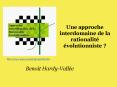 Une approche interdomaine de la rationalit PowerPoint PPT Presentation