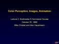 Color Perception, Images, Animation PowerPoint PPT Presentation