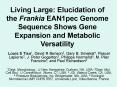 Living Large: Elucidation of the Frankia EAN1pec Genome Sequence Shows Gene Expansion and Metabolic Versatility PowerPoint PPT Presentation