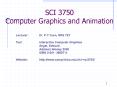 SCI 3750 Computer Graphics and Animation PowerPoint PPT Presentation