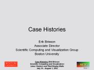 Case Histories