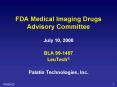 FDA Medical Imaging Drugs Advisory Committee PowerPoint PPT Presentation