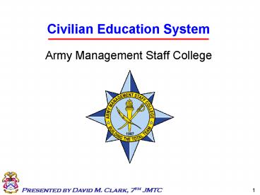 Army Management Staff College