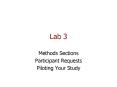 Lab 3 PowerPoint PPT Presentation