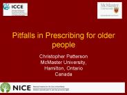 Pitfalls in Prescribing for older people