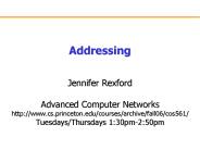 Addressing