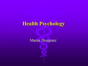 Health Psychology