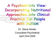 Dr. Steve Hinder