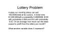 Lottery Problem PowerPoint PPT Presentation