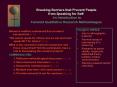 Breaking Barriers that Prevent People from Speaking for Self:  An Introduction to Feminist Qualitative Research Methodologies PowerPoint PPT Presentation