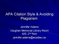 APA Citation Style PowerPoint PPT Presentation
