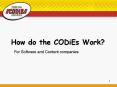 How do the CODiEs Work For Software and Content companies PowerPoint PPT Presentation