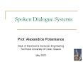Spoken Dialogue Systems PowerPoint PPT Presentation