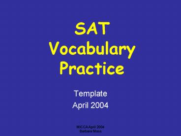 presentation player overlay