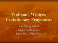 Wolfgang Wildgen Evolutionary Pragmatics PowerPoint PPT Presentation