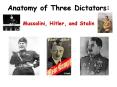 Anatomy of Three Dictators: PowerPoint PPT Presentation