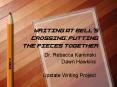 Writing at Bells Crossing: Putting the Pieces Together PowerPoint PPT Presentation